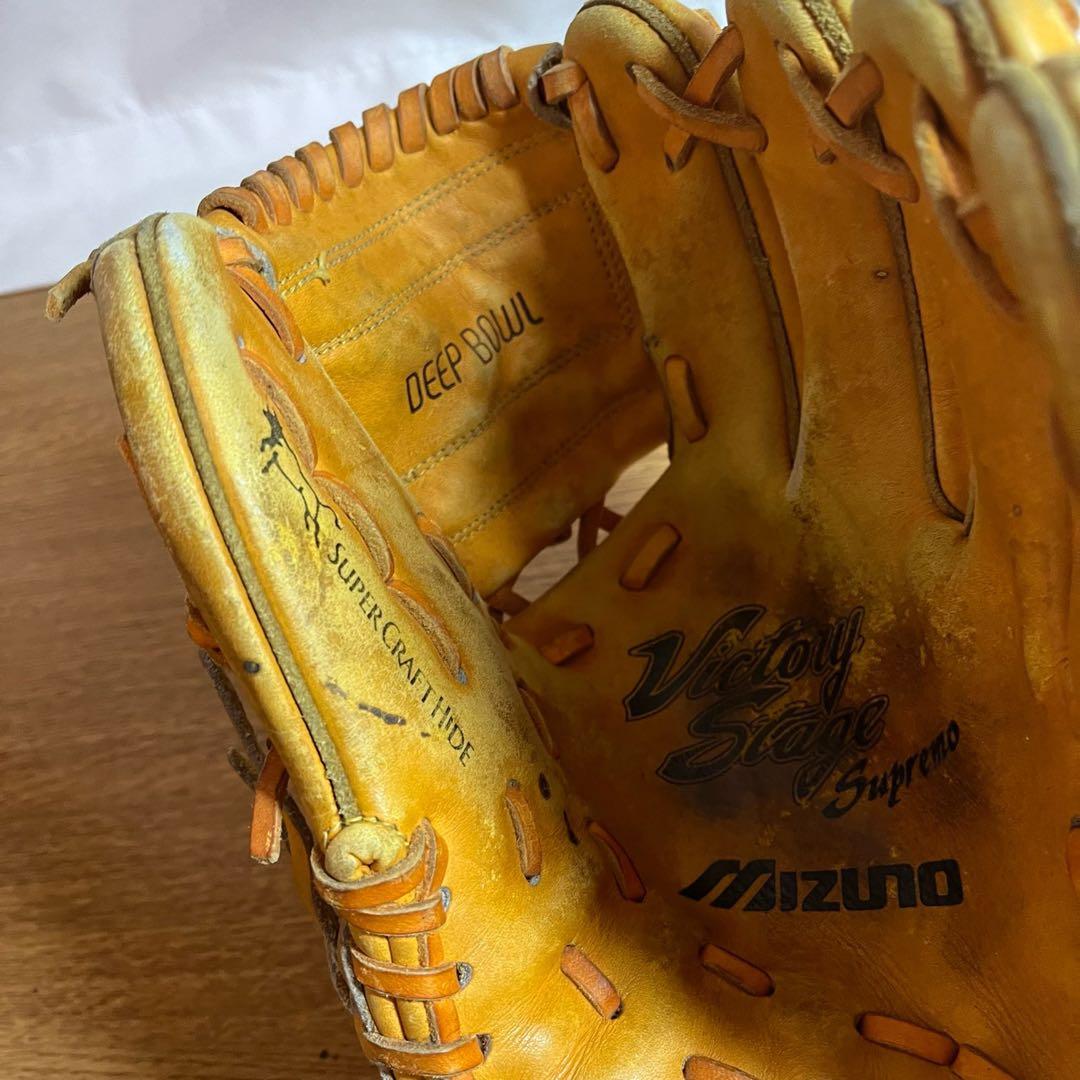 ミズノ ビクトリーステージ 一般硬式 グローブ グラブ 内野用 使用感有