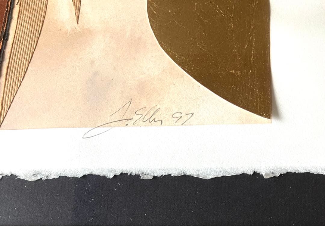 【お値下げ！】抽象画 コラージュ