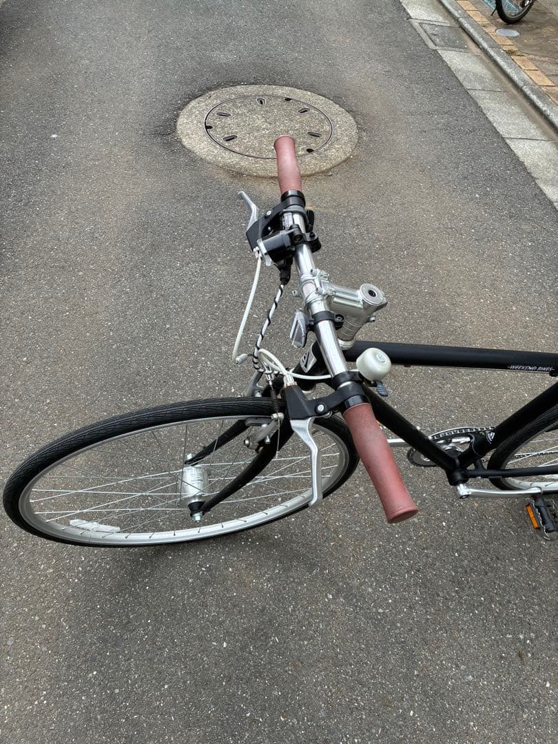 練馬区　あさひ　クロスバイク　ウィークエンドバイクス　7段変速　ブラック