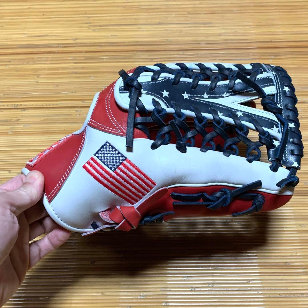 極美品　ローリングス限定品　一般軟式外野手用グラブ　グローブ