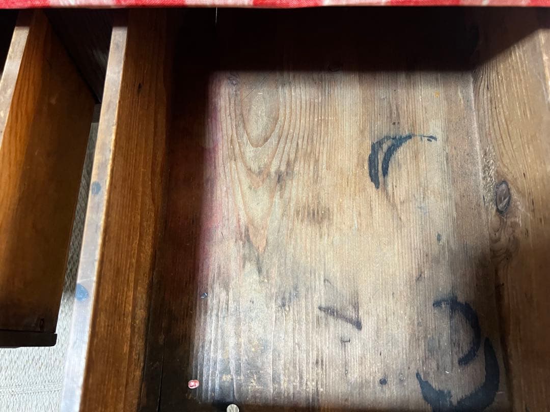 昭和レトロ！古い文机 テーブル/テレビ台/古民家/古家具ローボード アンティーク