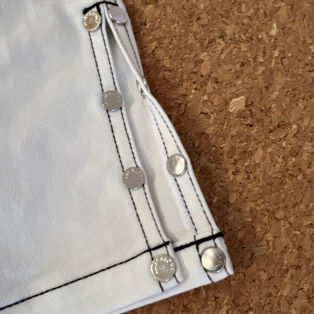 マーク&ロナ　デニム風パンツ　ホワイト36