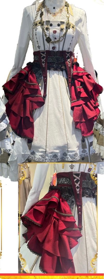 ozz アンジェロ　オッズオネスト　Twilightコルセットベルト赤