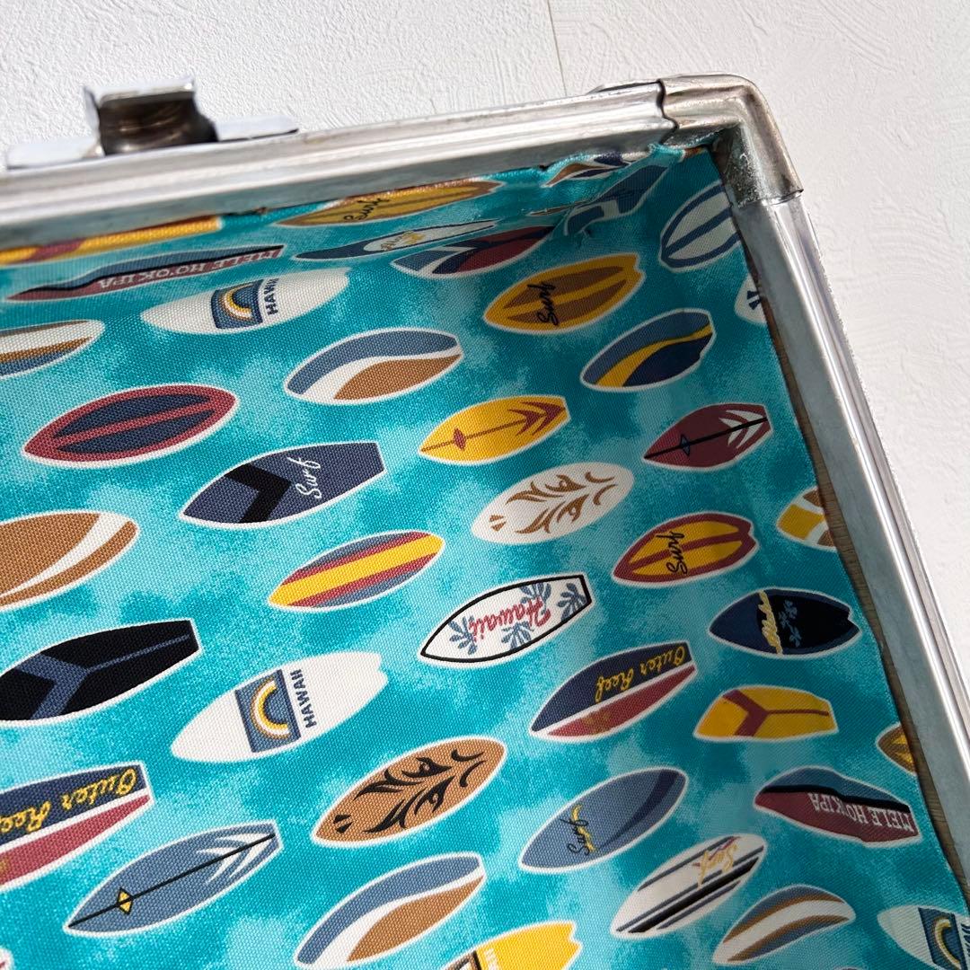 【希少レア】70年代 大型ジュラルミンケース 内張り新品 おしゃれ ヴィンテージ