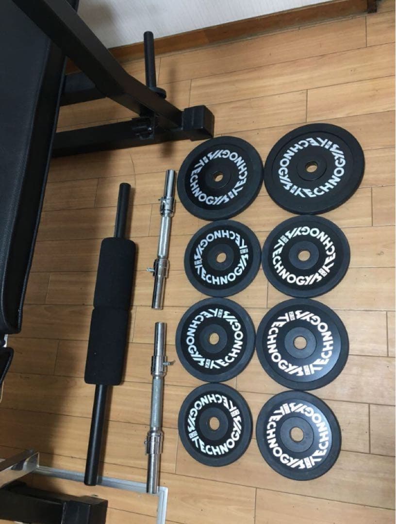 azziP　テクノジム PRATICAレーニング ベンチ プレス セット