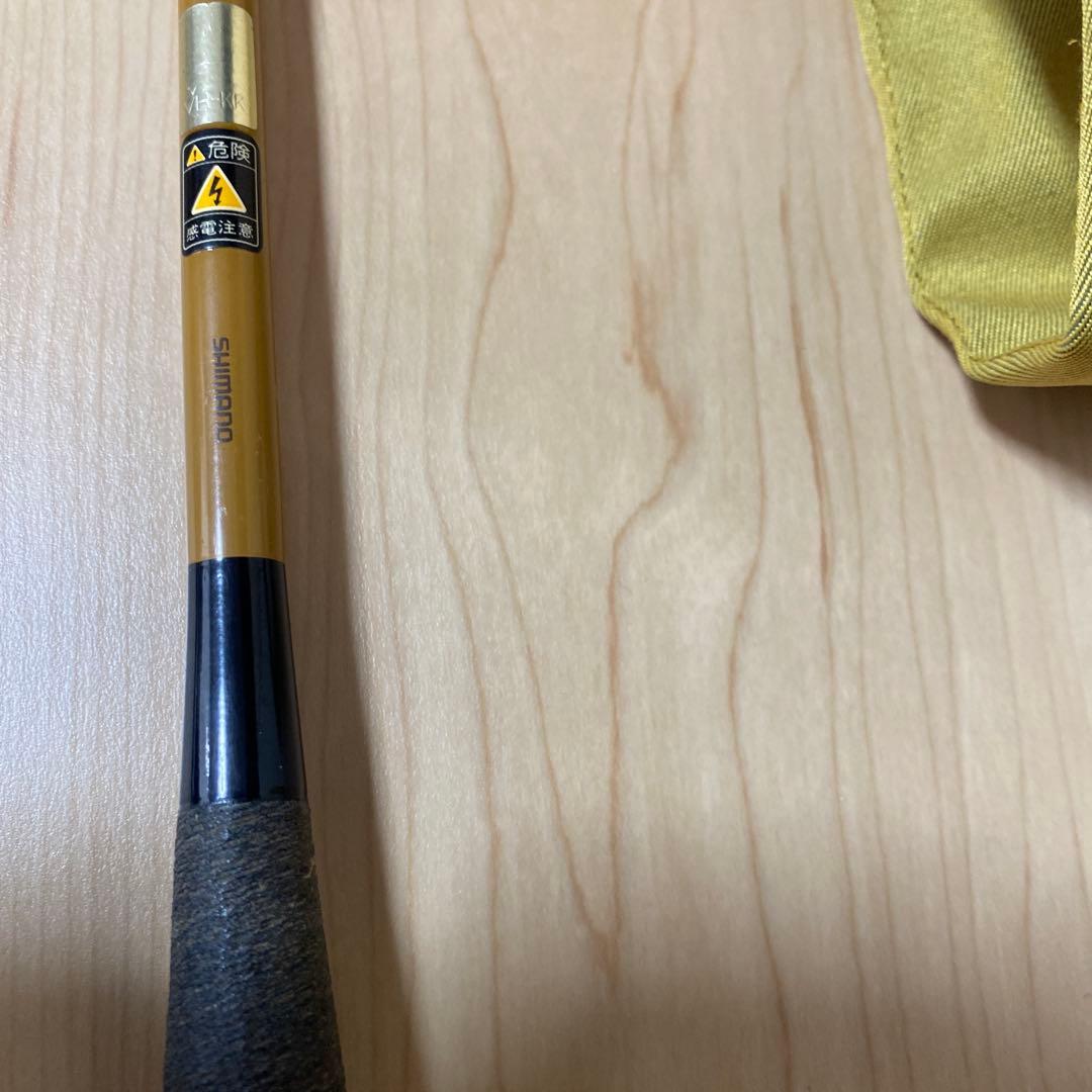 へら竿　SHIMANO 朱紋峰　本造り　十三尺