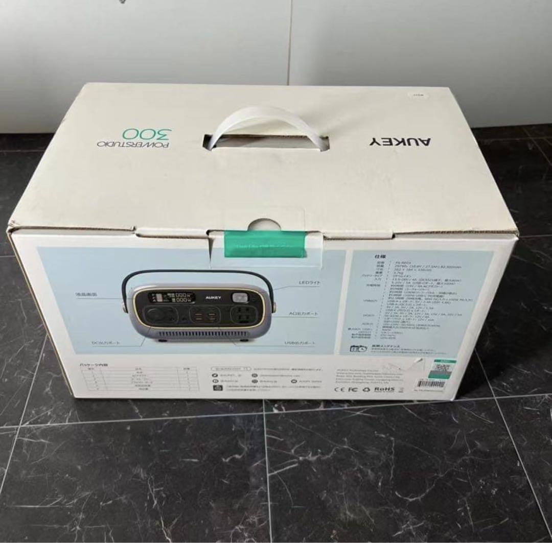 AUKEY ポータブル電源 約300Wh PS-RE03 82500mAh