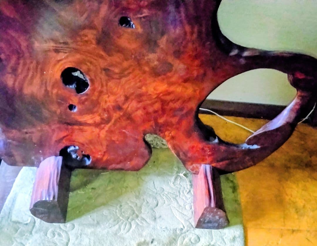 レトロ一枚板の衝立