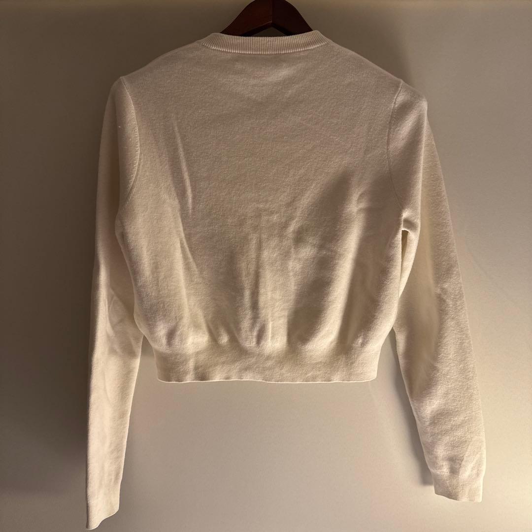 Caban ホワイト カーディガン