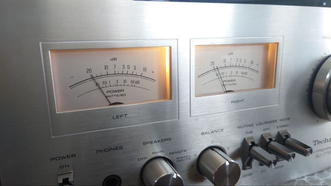 Technics　SU-7700Ⅱ　プリメインアンプ　松下電器産業　ジャンク扱い