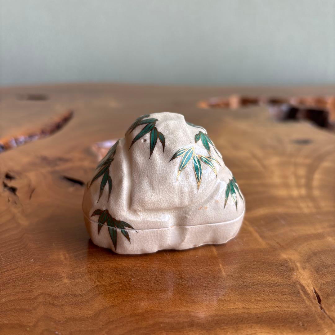 干支香合 亥年 ウリ坊 清閑寺窯造 茶道具 共箱