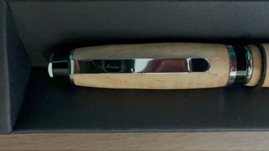 シガーボールペン（ヒッコリー縮み杢）