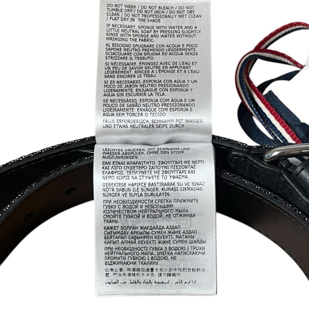 モンクレール×ポルド コラボ 犬用首輪 L ドッグカラー レザー 黒 ベルト