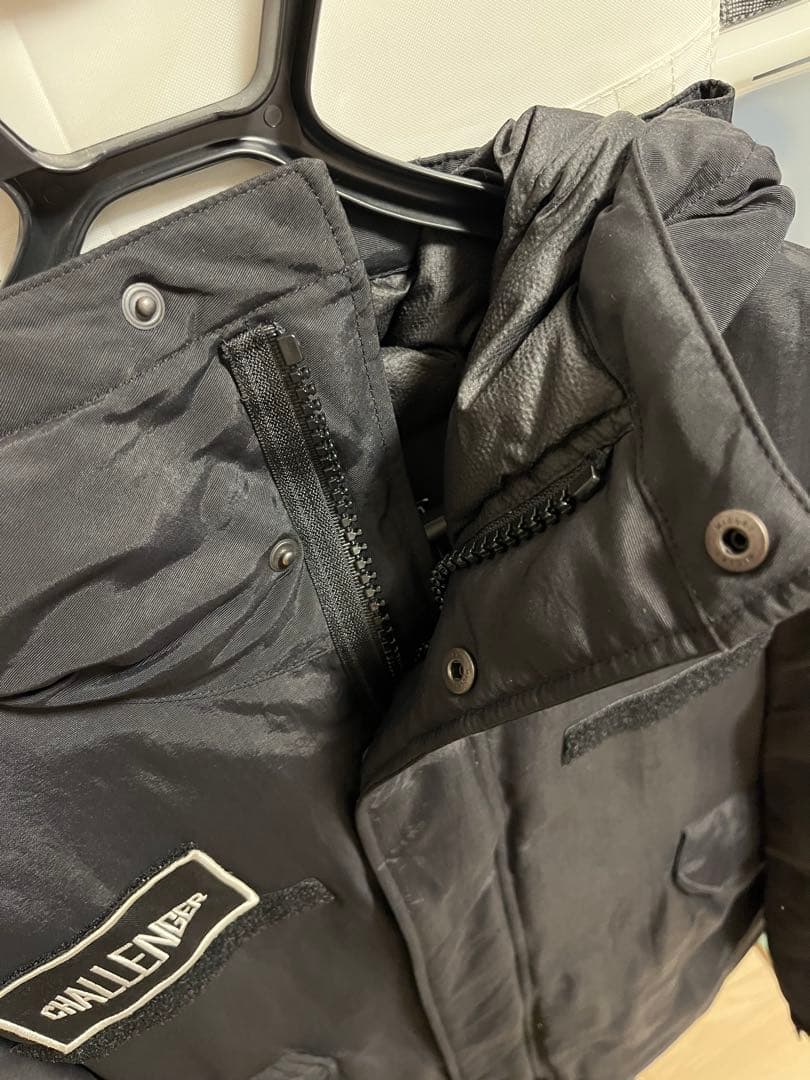 challenger down jacket ブラック
