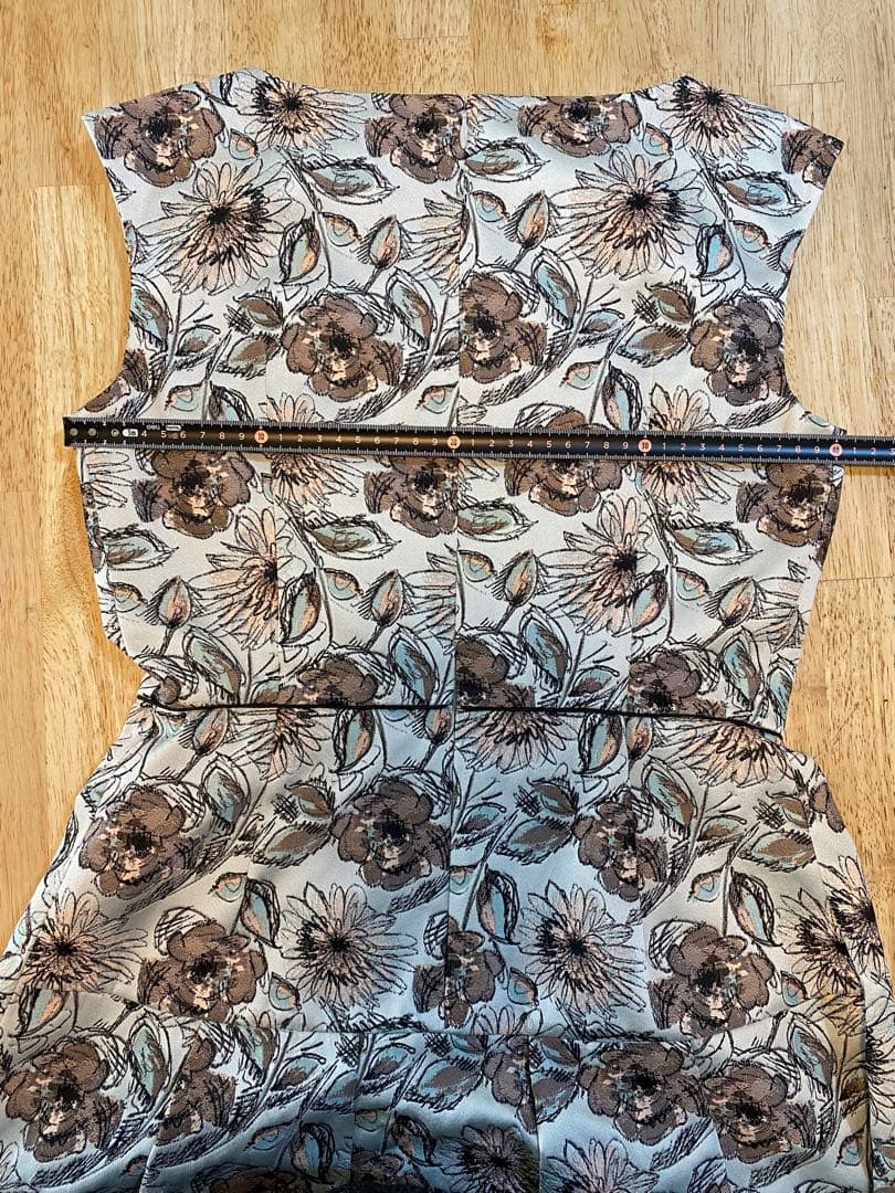 ANAYI 花柄 ノースリーブ ワンピース 新品タグ付き