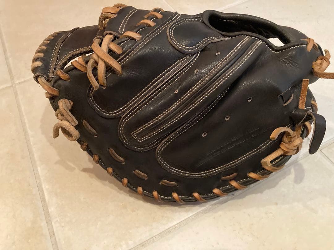 N*r様 SSK スーパーソフト　キャッチャーミット　一般軟式用　黒