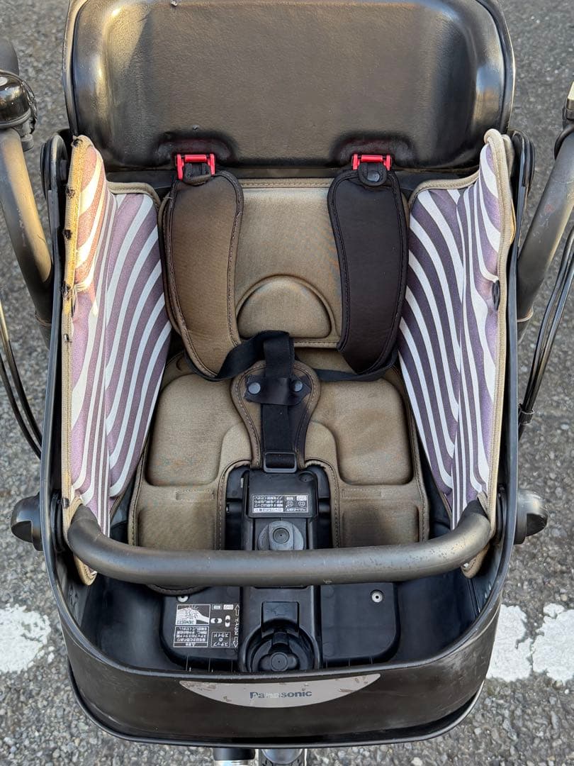 電動アシスト自転車 前後チャイルドシート付き パナソニック BE-ELMD03