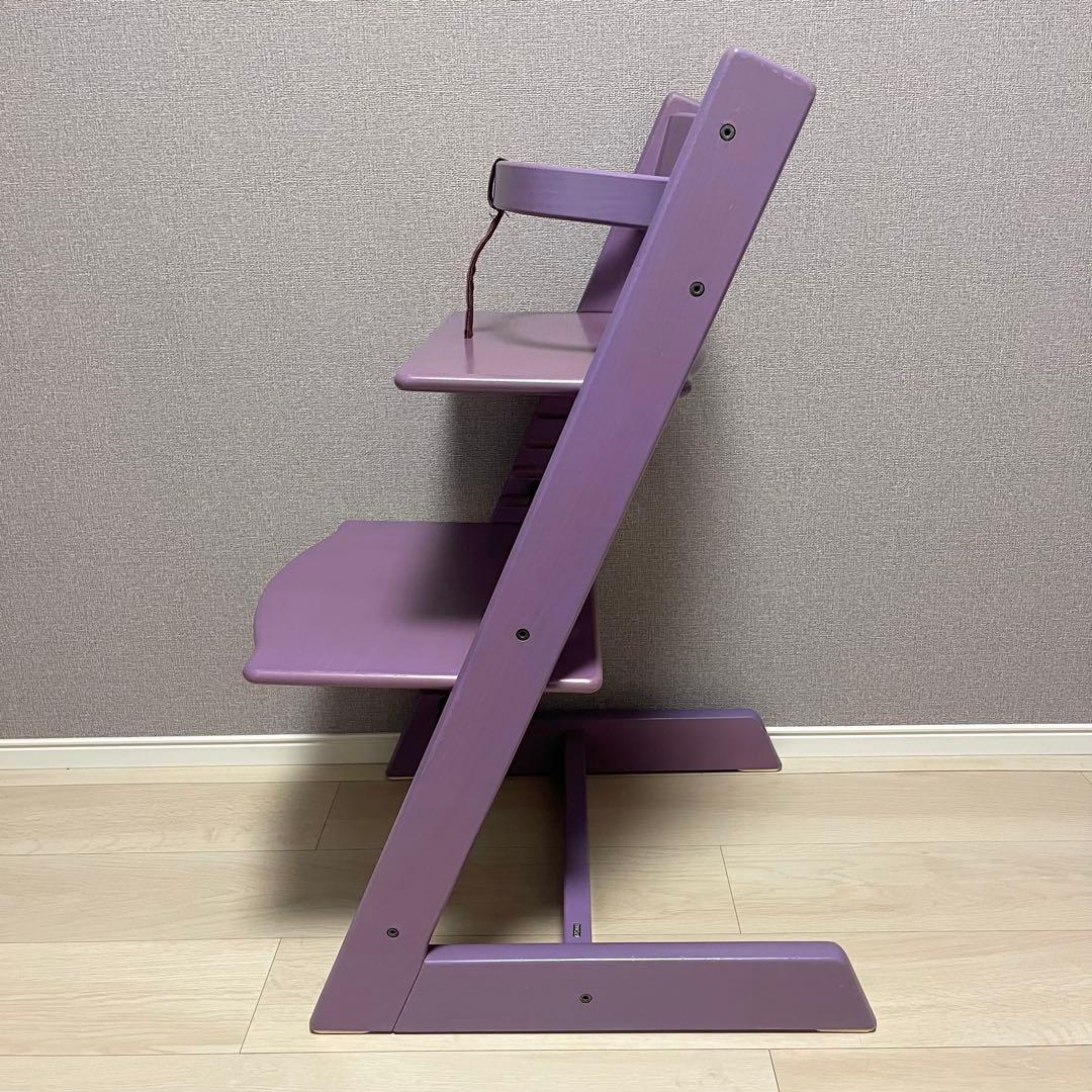 【希少】ストッケ トリップトラップ パープル　木製ベビーガード・ベビーセット