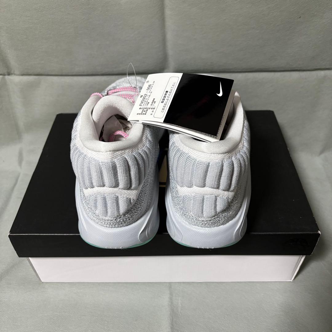 ナイキ　G.Tハッスル3 グレー　グリーン　ピンク　緑　28.0