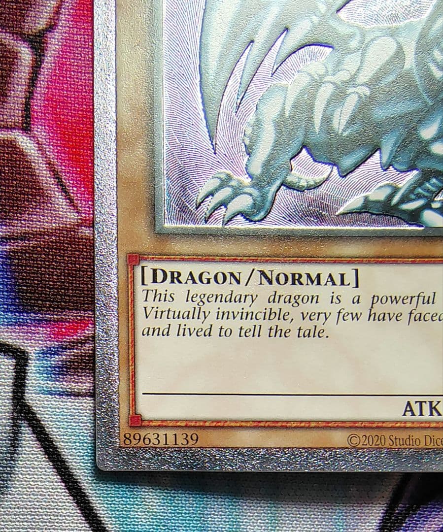 遊戯王 青眼の白龍 ブルーアイズ OTS28 レリーフ EU版 英語 美品