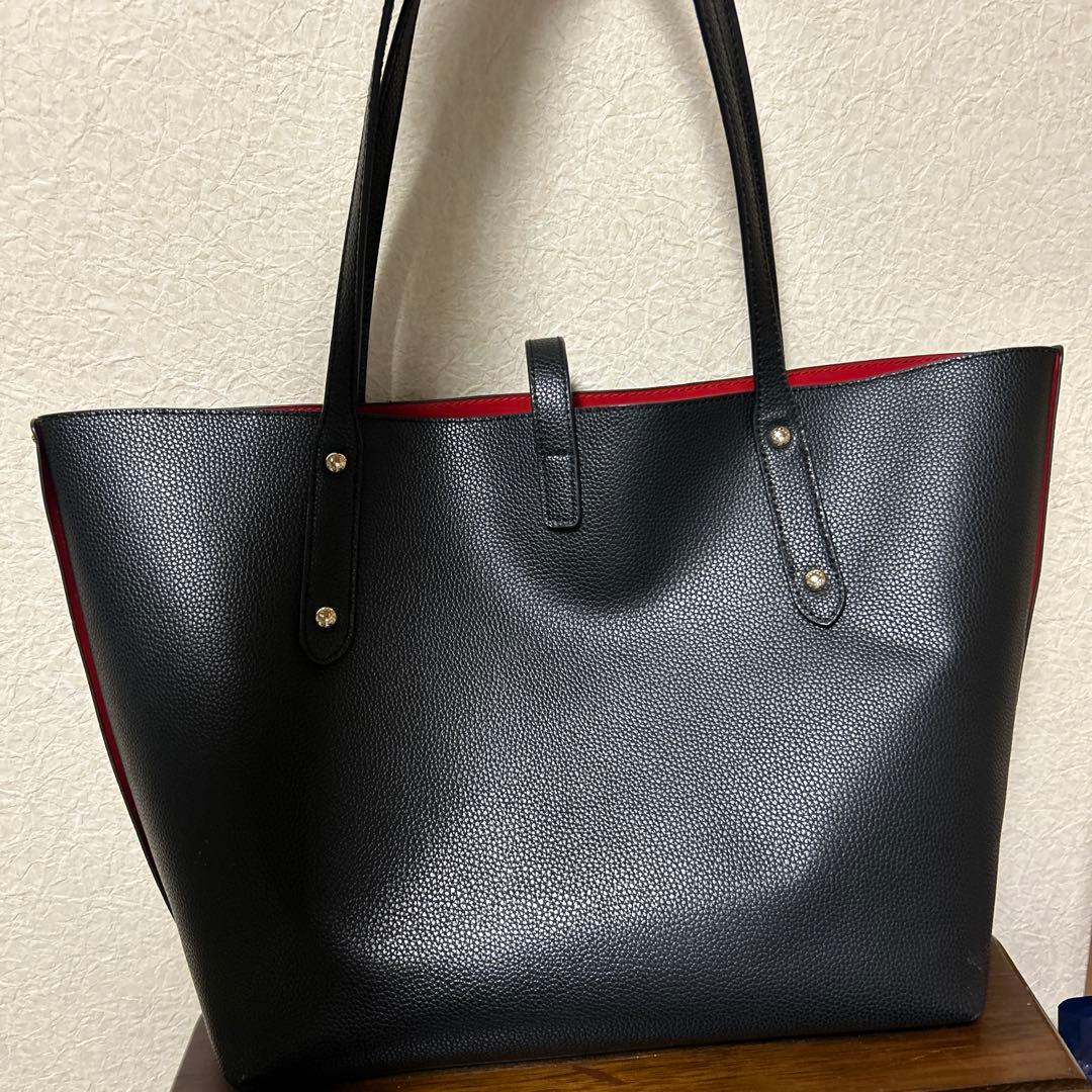 <土日限定値下げ>COACHコーチトートバッグ　ブラック