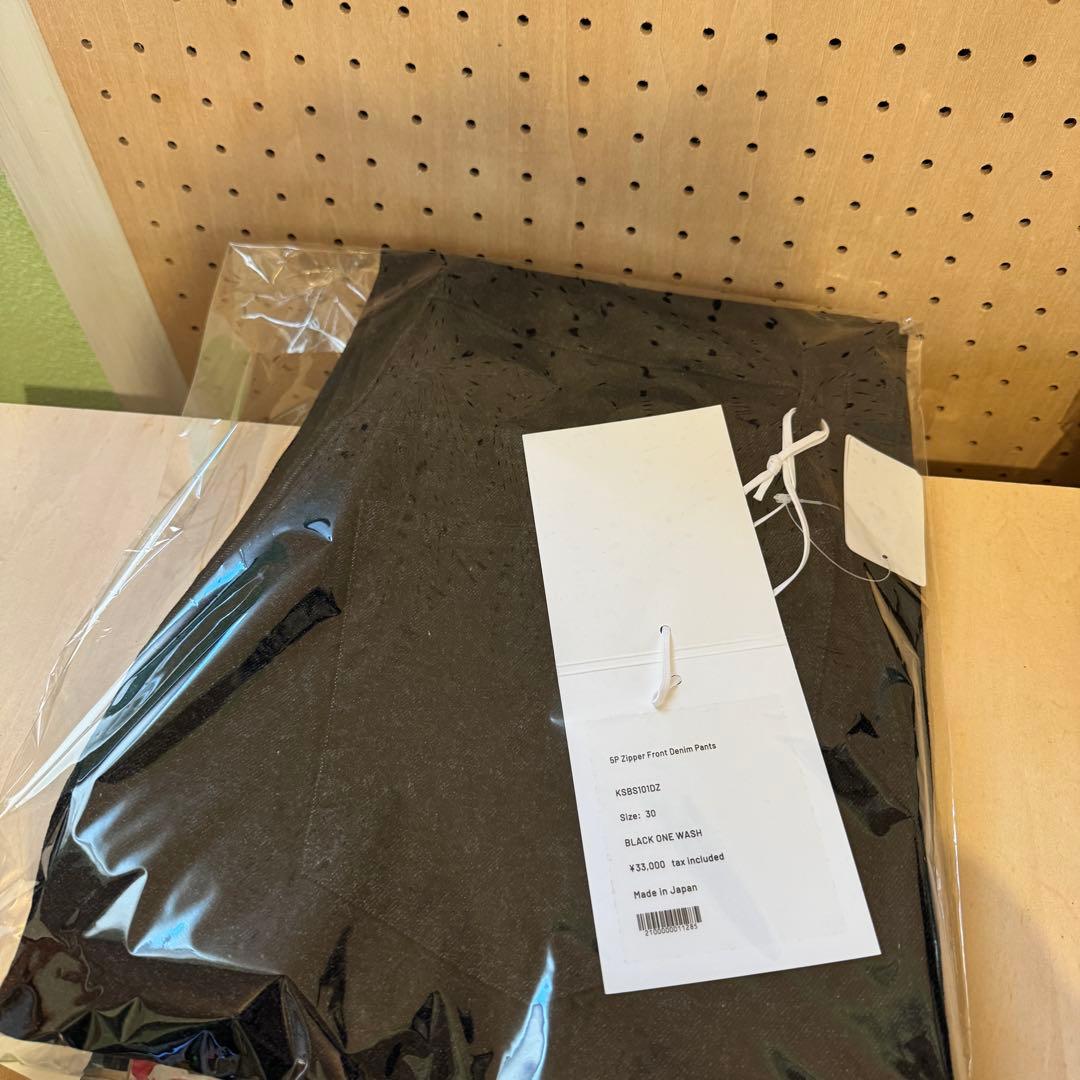 パンツ KAPTAIN SUNSHINE 5P Zipper Front Denim