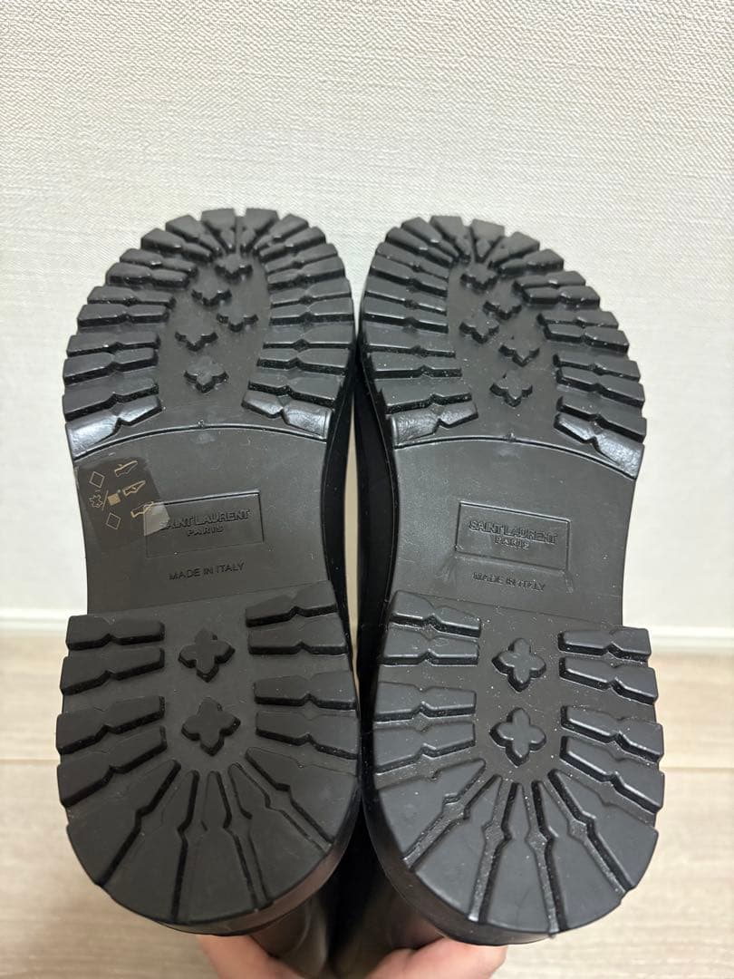 SAINT LAURENT ブラックロングブーツ サイズ37