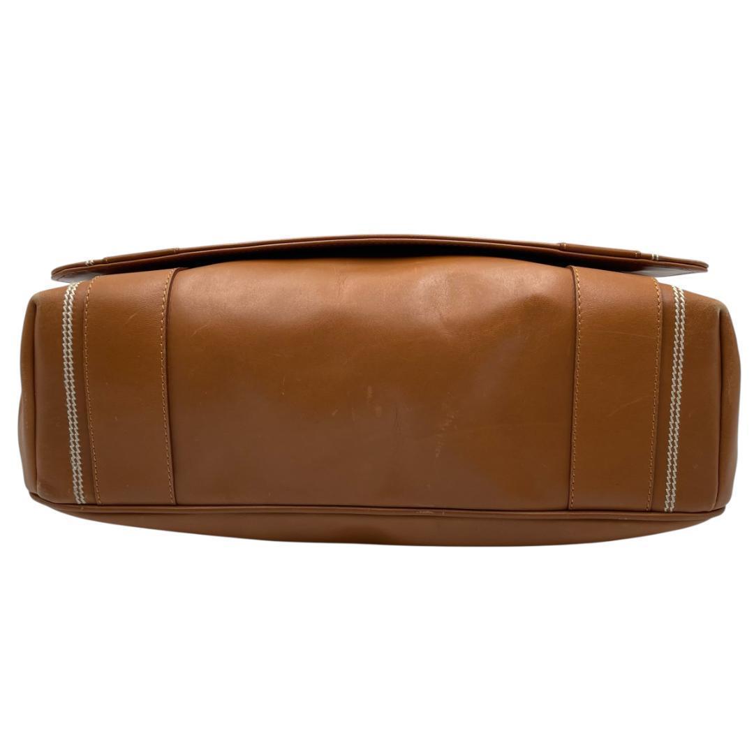 dunhill/ダンヒル レザー ショルダーバッグ メッセンジャーバッグ