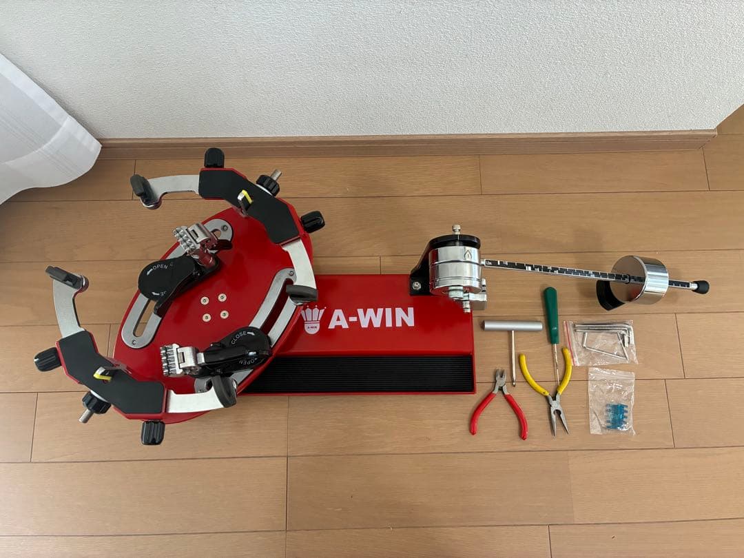 A-WIN AW-290 分銅式ガット張り機 バドミントン用 ストリングマシン