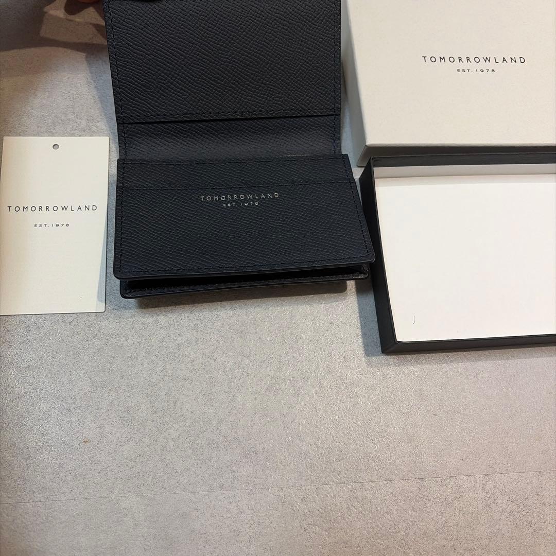 TOMORROWLAND ネイビー　名刺入れ
