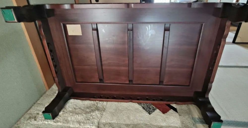 【2月8日まで】紫檀　座卓　 130×85×34 cm