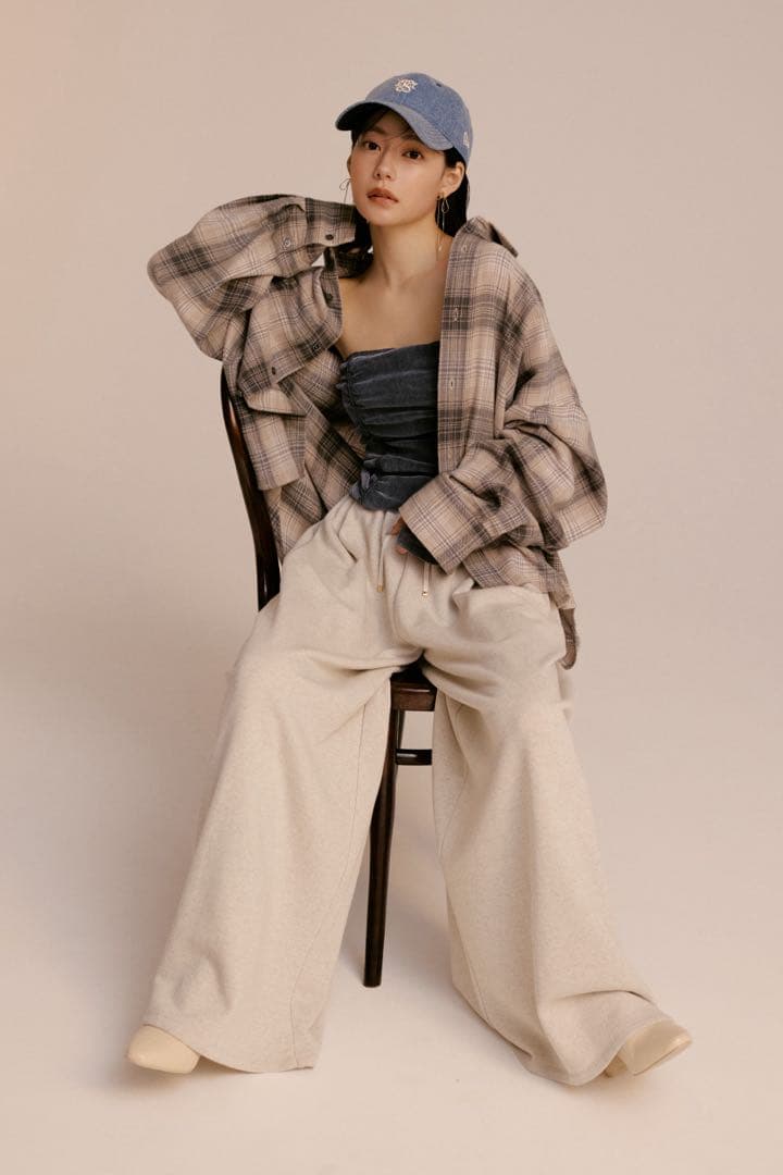 SNIDEL ネルシャツ & ネルチェックキャミソール　セット