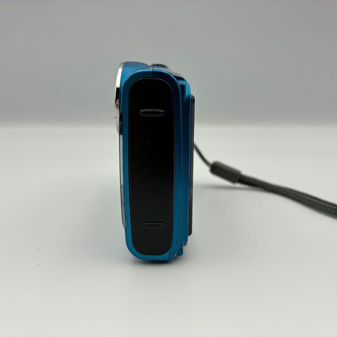 防水・内蔵メモリ1GB OLYMPUS μ TOUGH-3000 動作品 ブルー