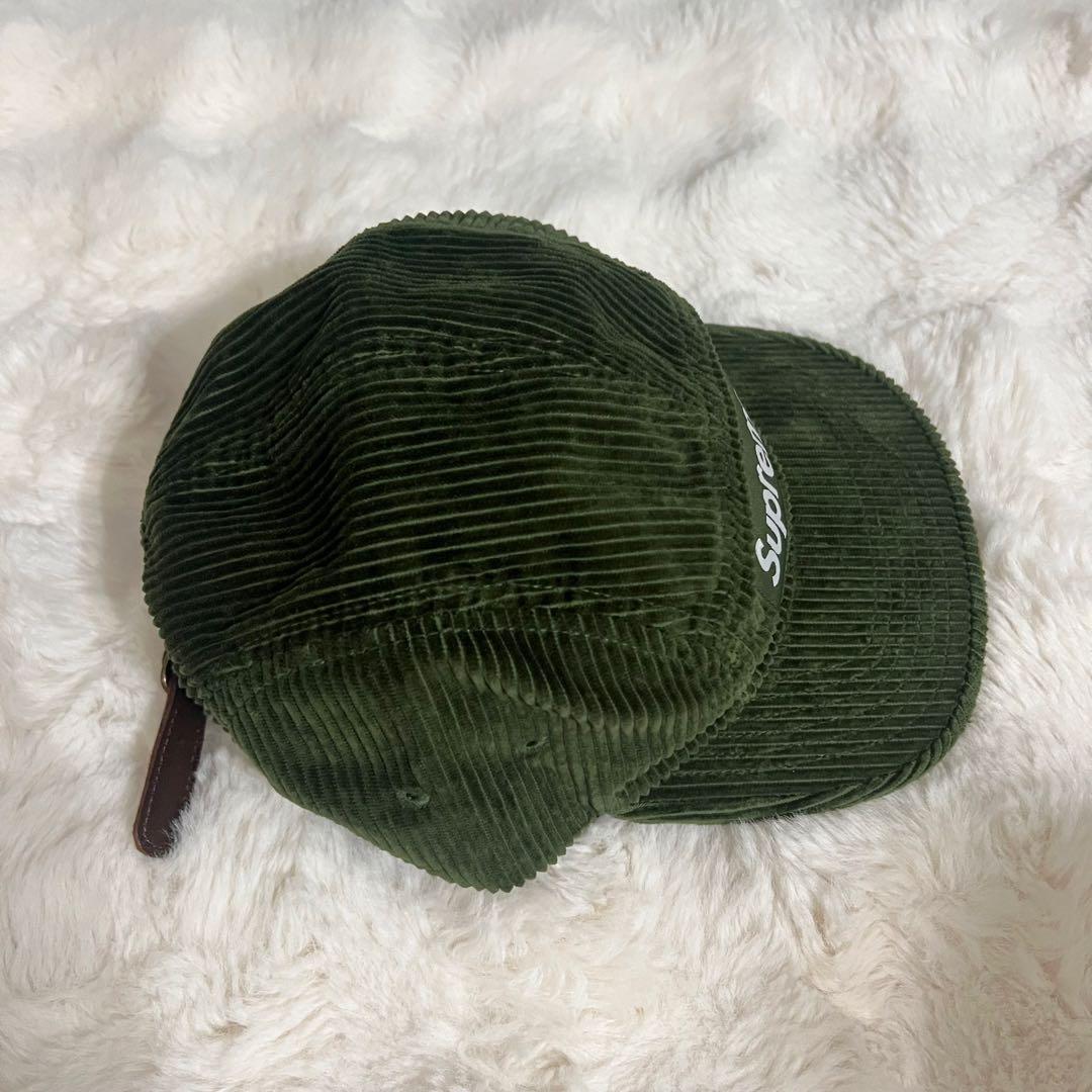 25AW Supreme Corduroy Camp Cap グリーン