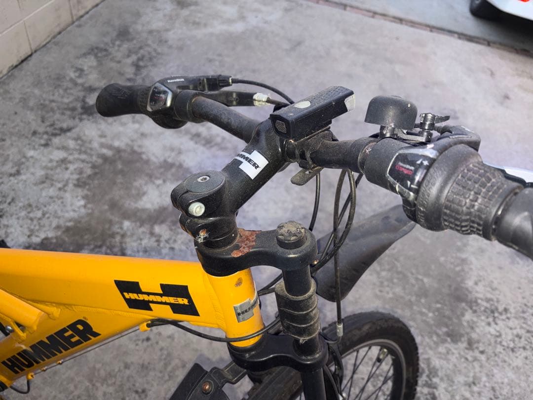 ハマー　26型　マウンテンバイク　18段　イエロー