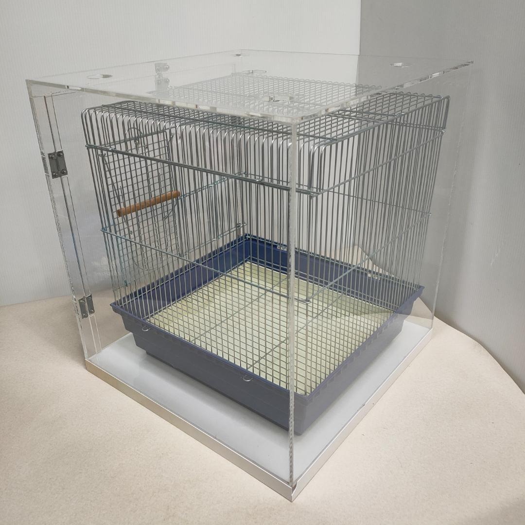 アクリルケージ　バードケージ　保温　鳥かご　透明　セット