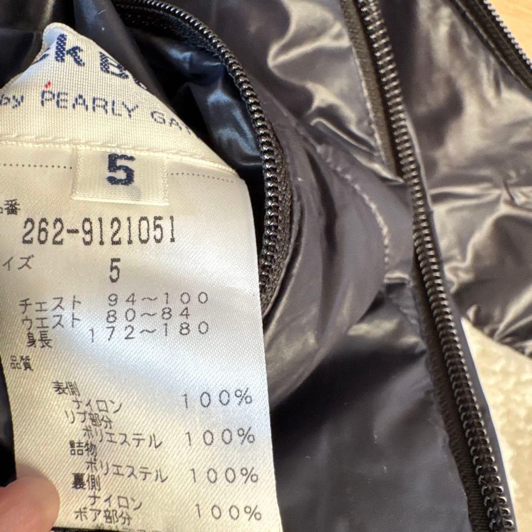 Jack Bunny中綿リバーシブル　ネイビー×白 ボア ブルゾン メンズ