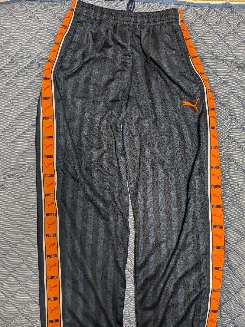 【希少 美品】プーマジャージ（プージャー）上下 XOサイズ ネイビー×イエロー