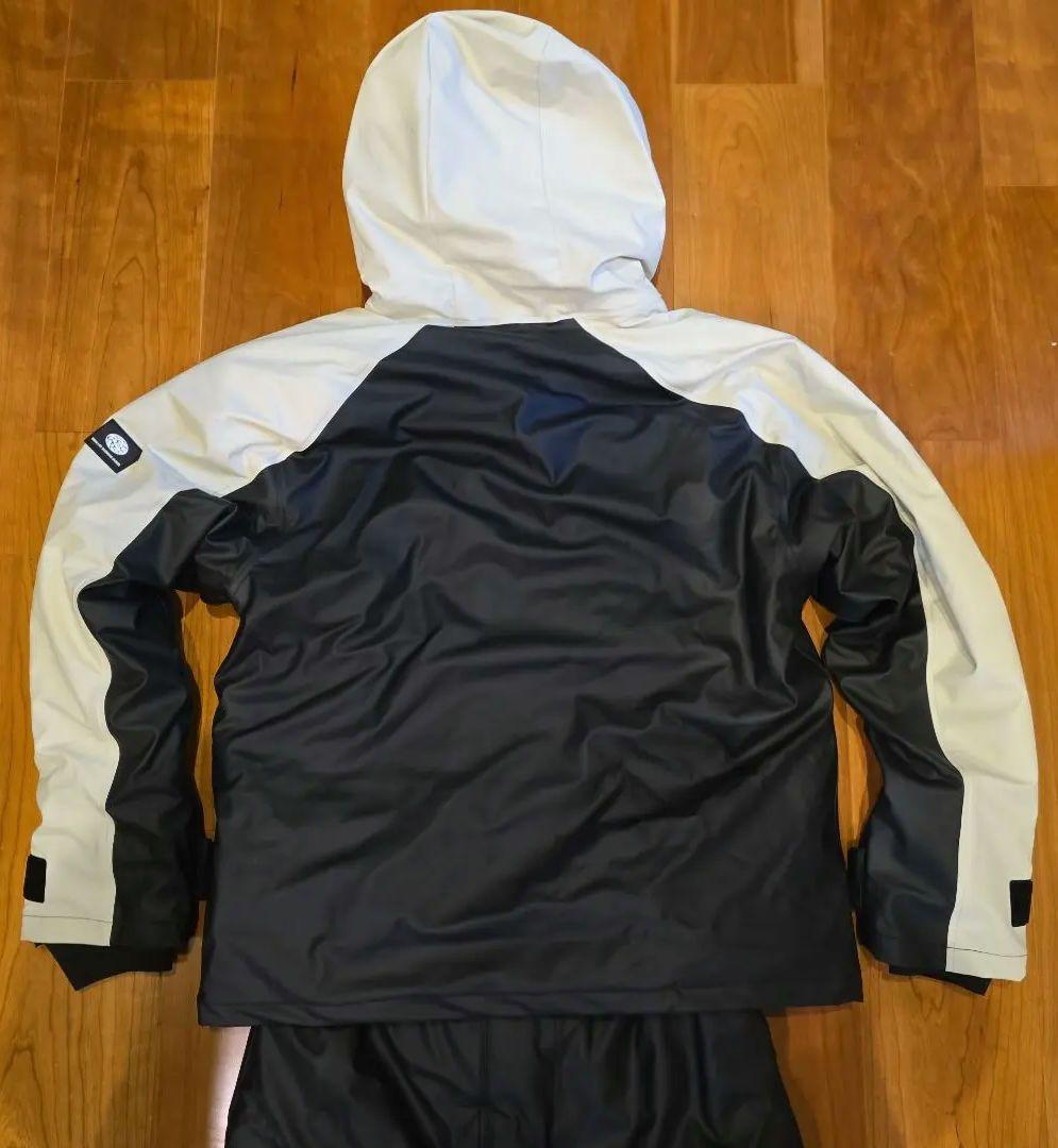 リバレイ釣り用防寒スーツ RBB ブラック/ホワイトM 防寒着 防寒ウェア