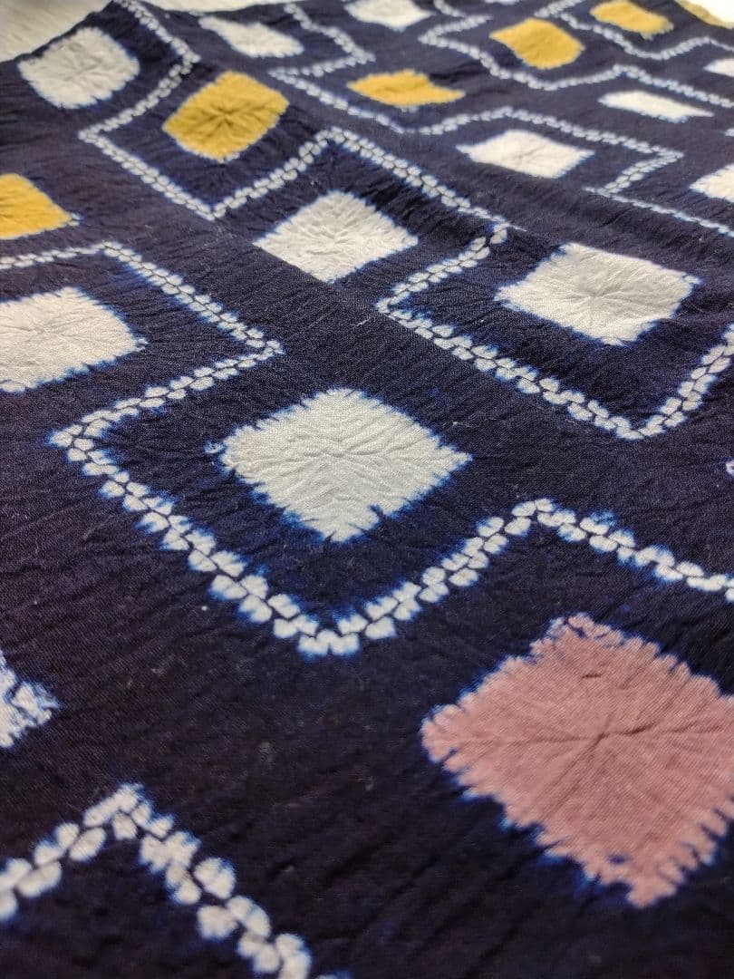 高級浴衣　有松鳴海絞りの浴衣