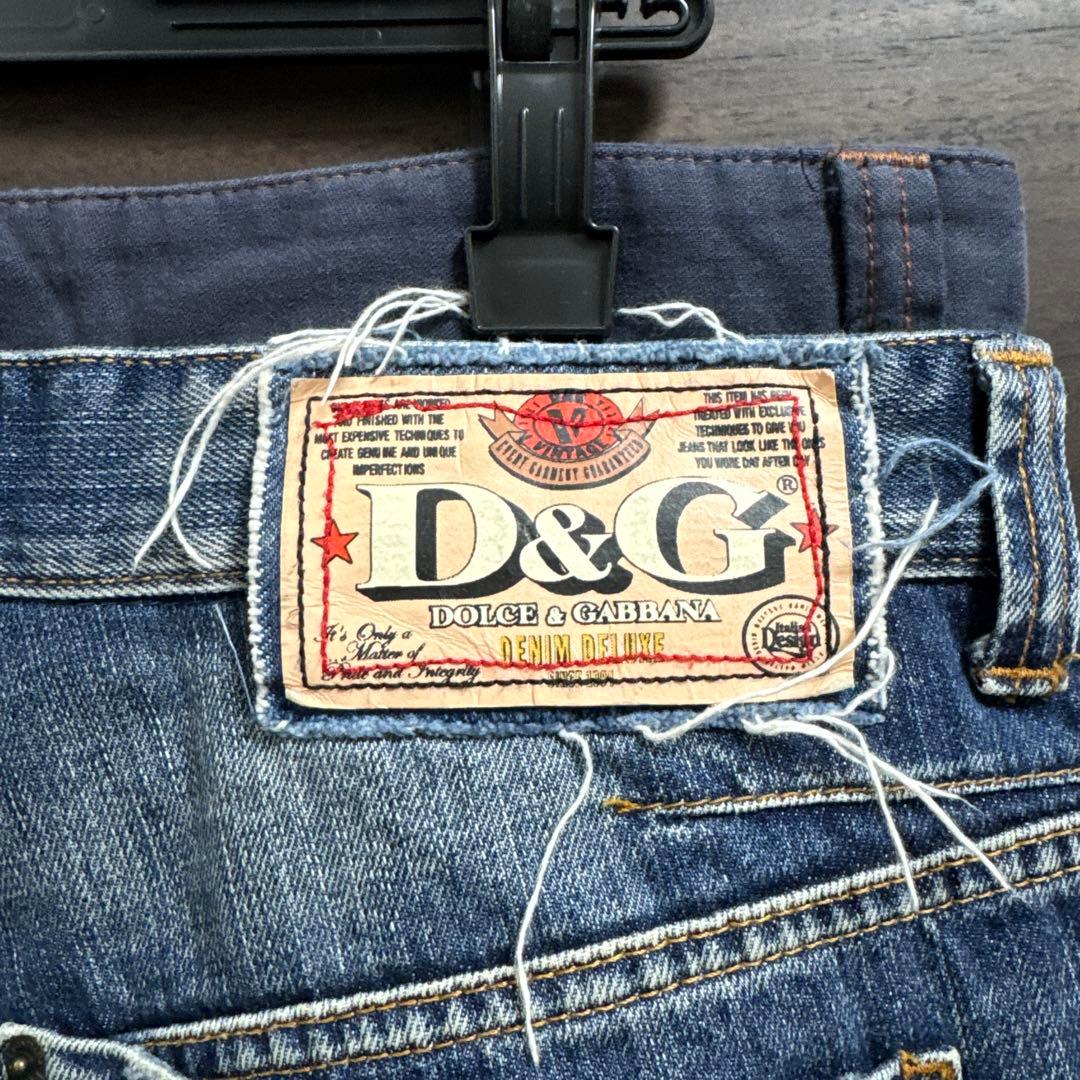 D&G ドルチェアンドガッバーナ レイヤードスタイル デニム 34
