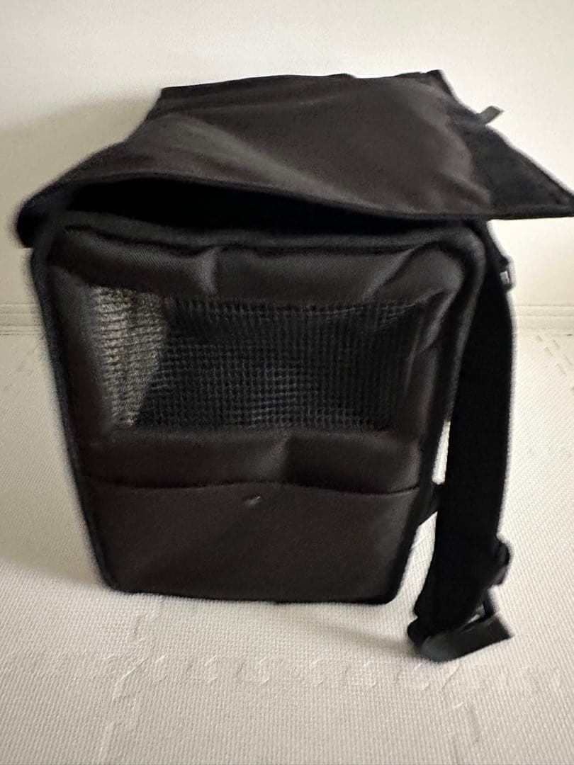 マンダリンブラザーズ　ブラックナイロンリュック　L 中型犬用