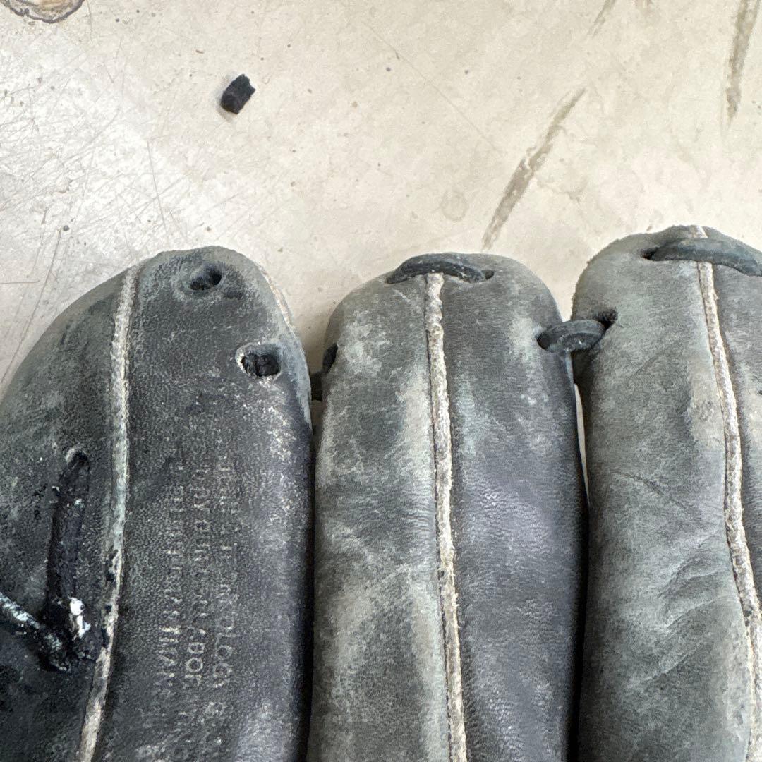 ZETT 軟式グローブ グレー 使用感あり