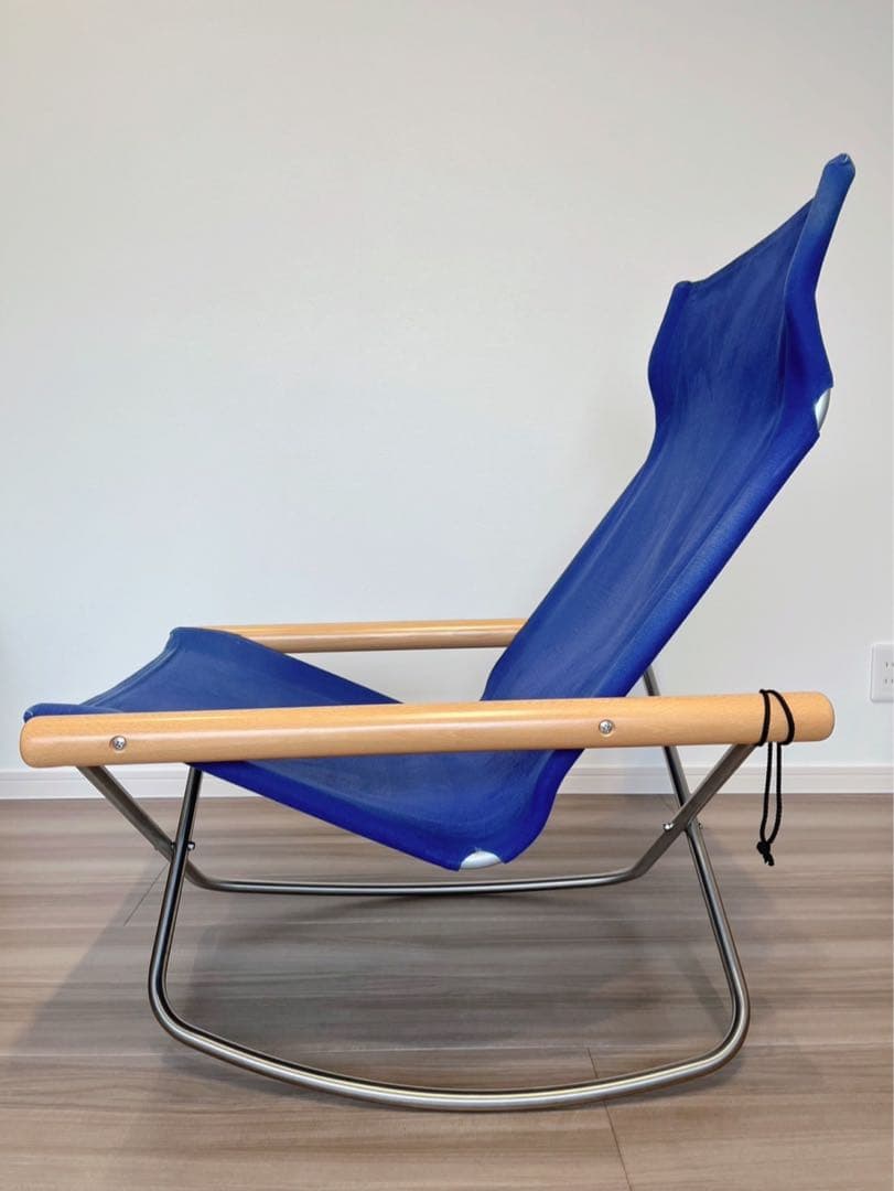 Nychair X ニーチェアエックス ロッキング ブルー ナチュラル