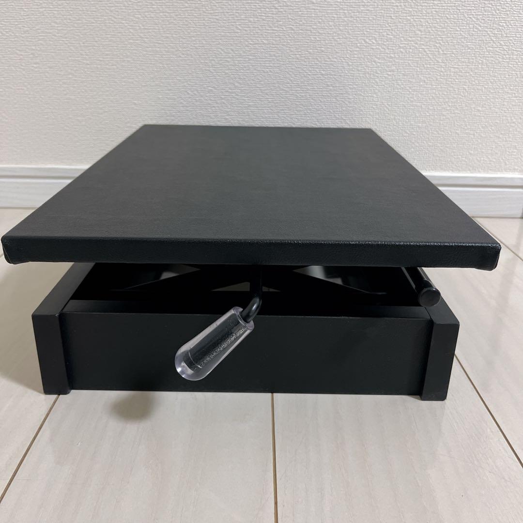 吉澤 PEACOCK ラック式高低調節 ピアノ補助台 6段階調節