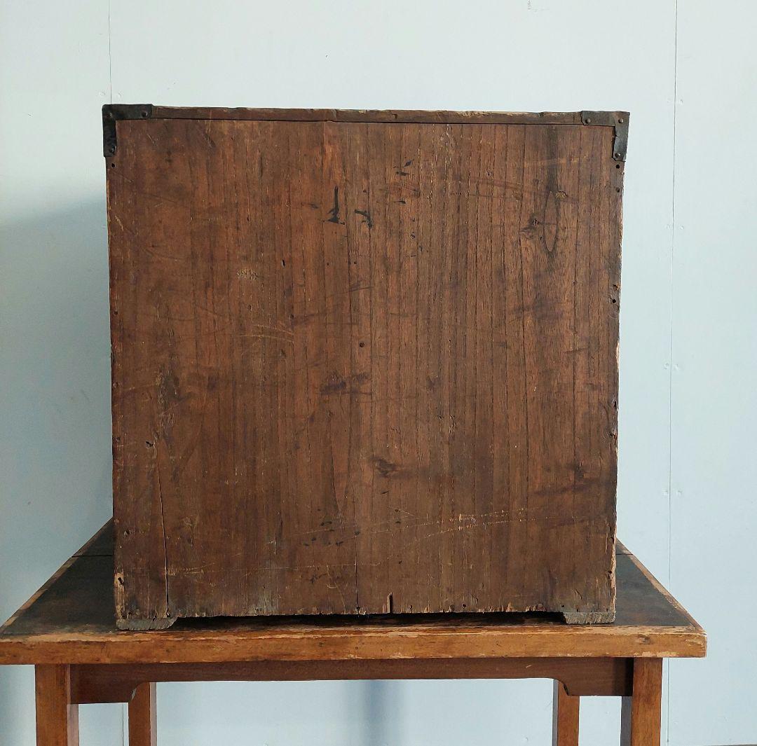 レトロ 整理箪笥 チェスト 引出し 古引出し 4段