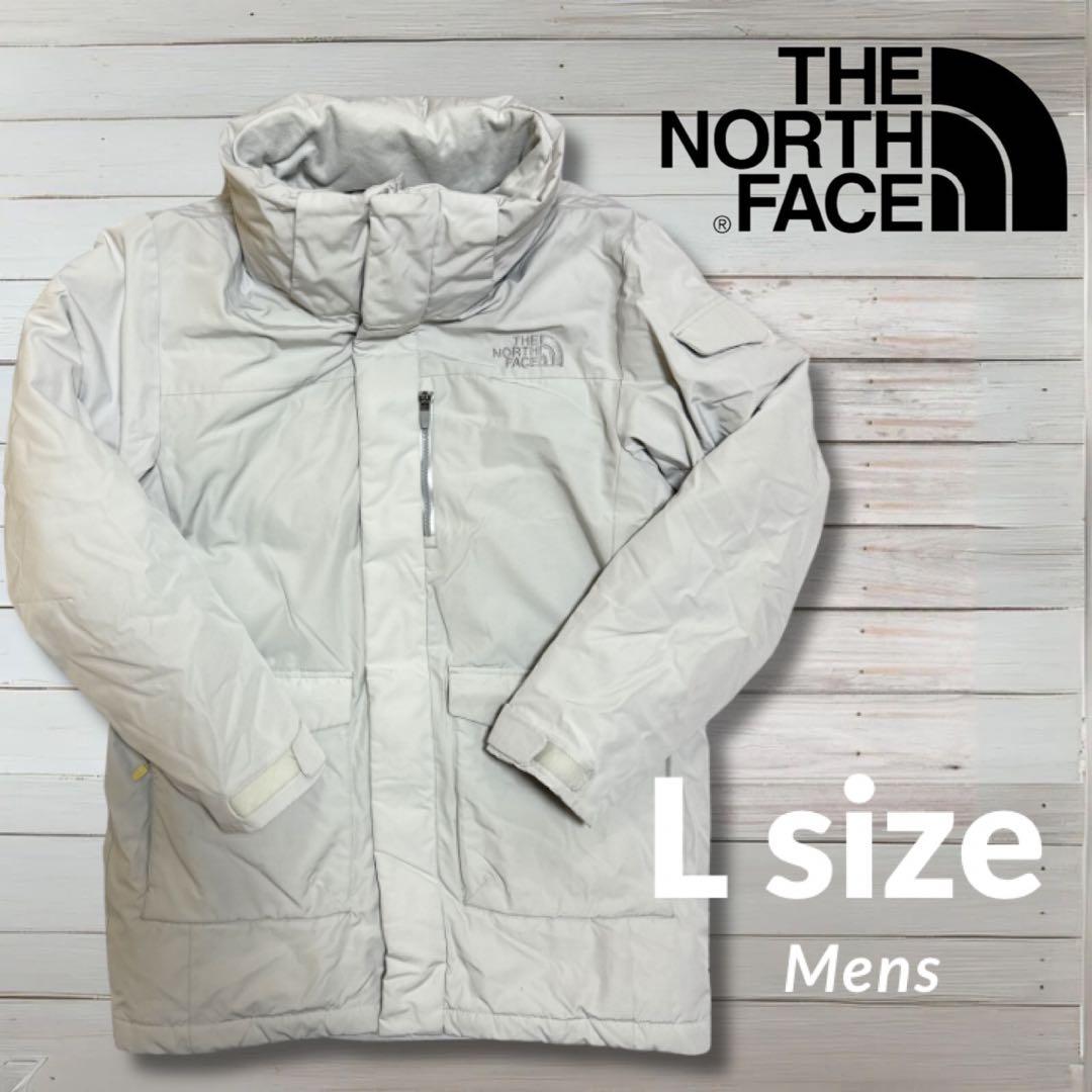 【冬物SALE】ノースフェイス　ホワイトグレー　ダウン