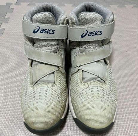asics　CP120グラシアグレー×ホワイト26.5cm アイズフロンティア