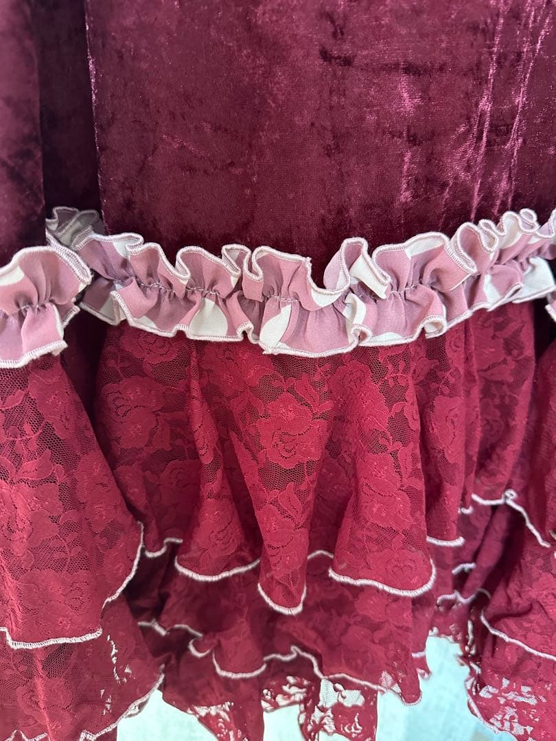 再値下げ 美品 フラメンコ ツーピースドレス