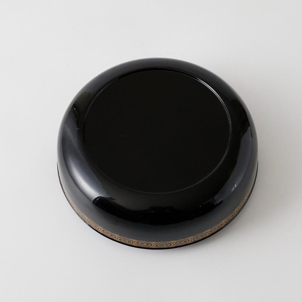 時代年代物 輪島塗 黒塗 金蒔絵 喰籠 浪に兎紋 茶道具 懐石 黄布 合箱